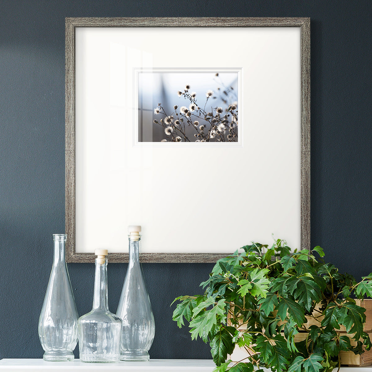 Spring Fluff- Premium Framed Print Double Matboard