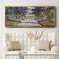 Pathway in Monet's Garden at Giverny, 1900 - Floater Framed Canvas Print