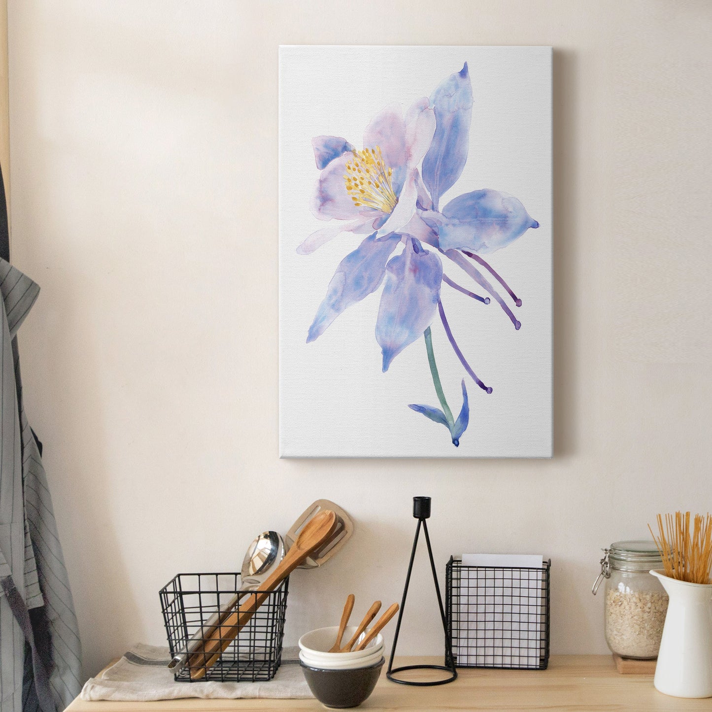 Columbine Bloom II Premium Gallery Wrapped Canvas - Ready to Hang