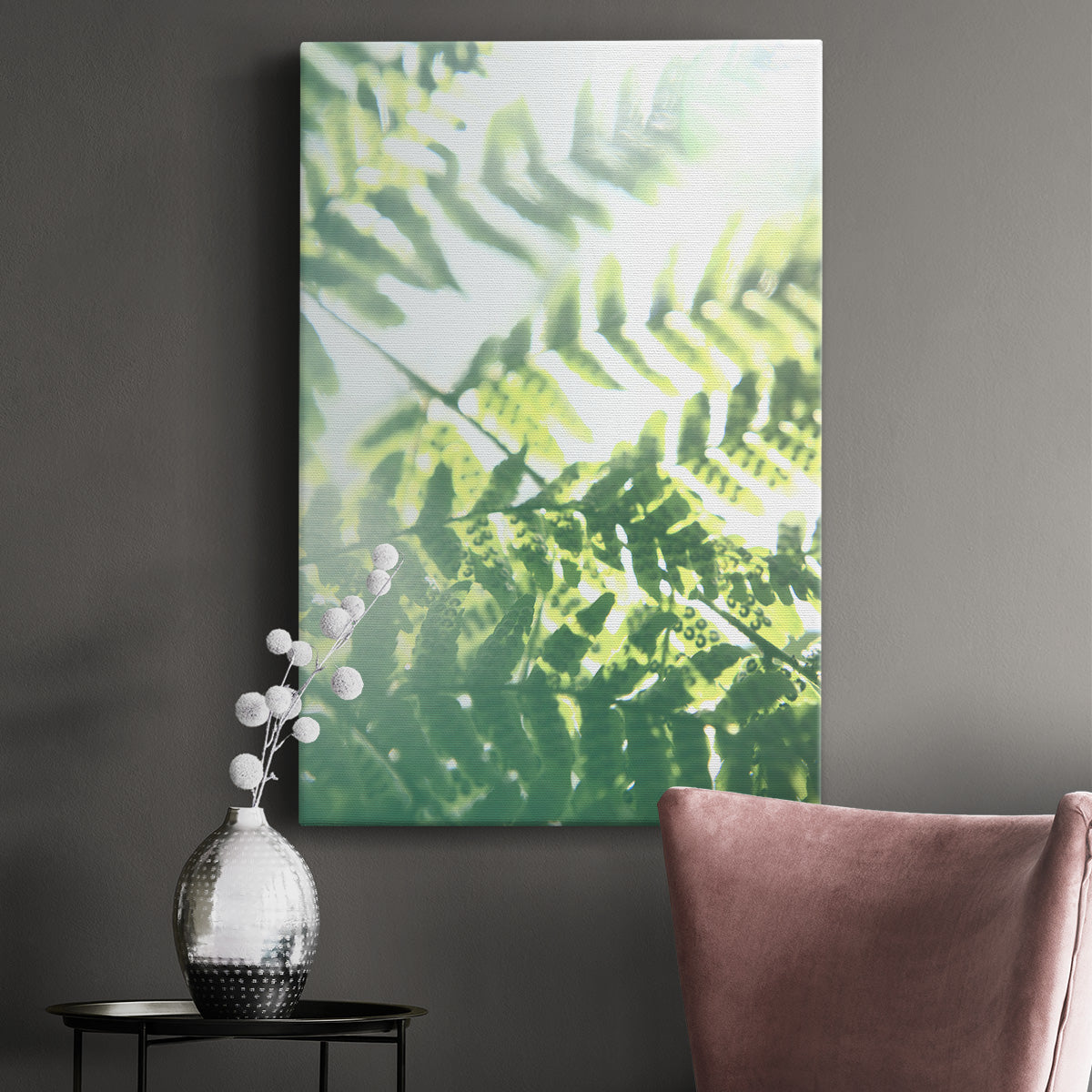 UA Fern Glow V Premium Gallery Wrapped Canvas - Ready to Hang