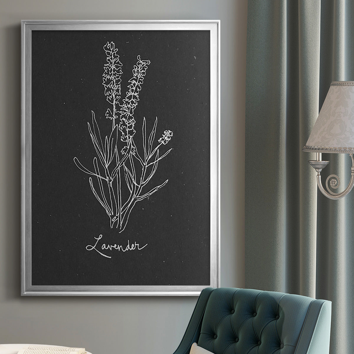 Scent Garden II - Modern Framed Canvas Print