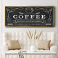 Coffee Everyday - Floater Framed Canvas Print