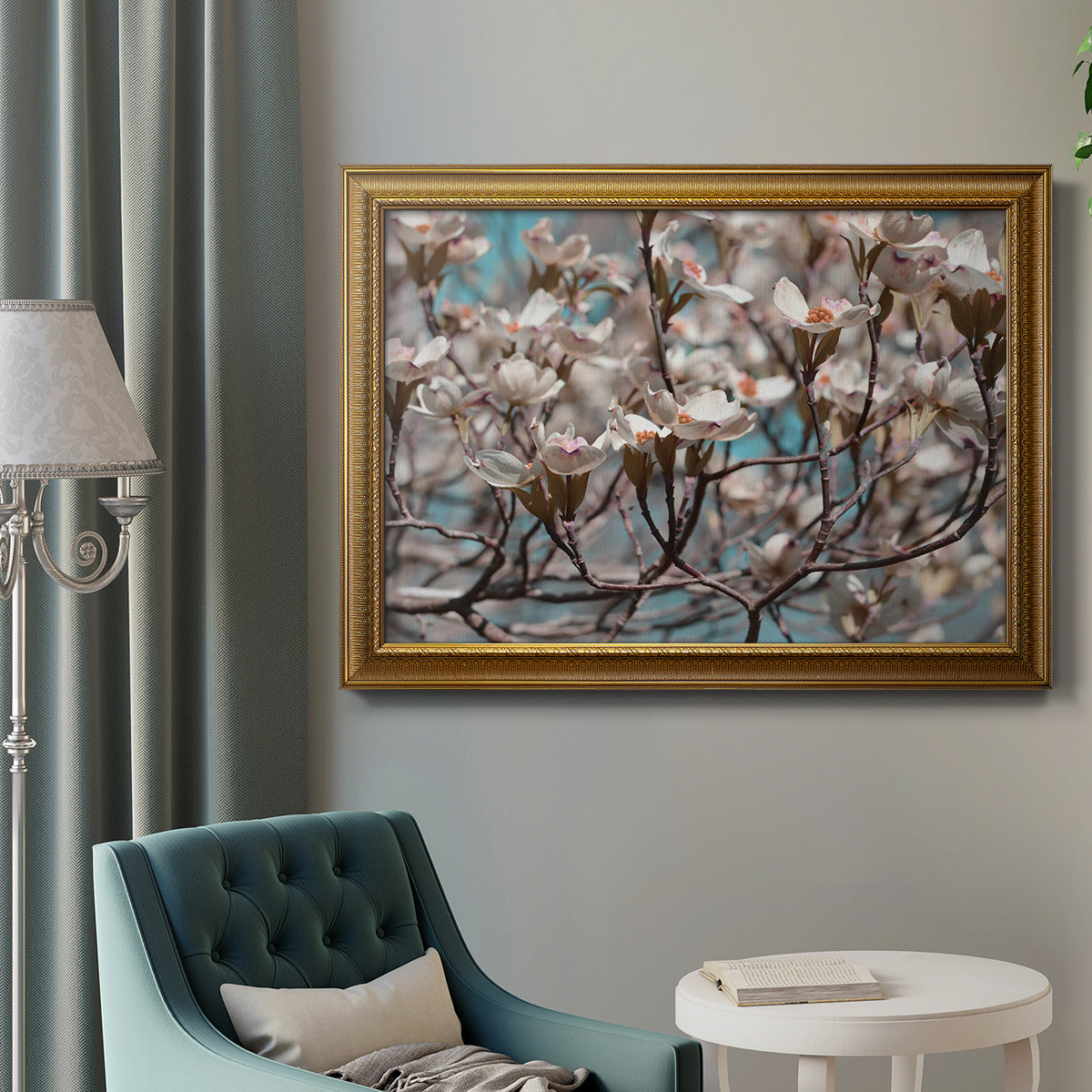 Dogwood Spring I Premium Framed Canvas- Ready to Hang