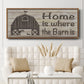 Home & Farm III - Floater Framed Canvas Print