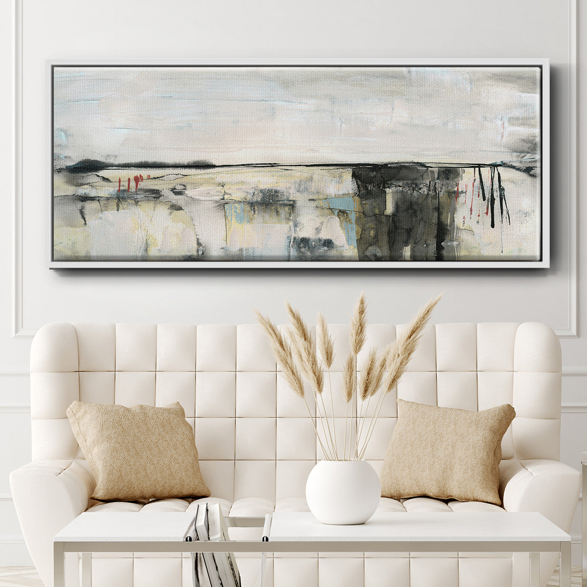 Valley View II - Floater Framed Canvas Print