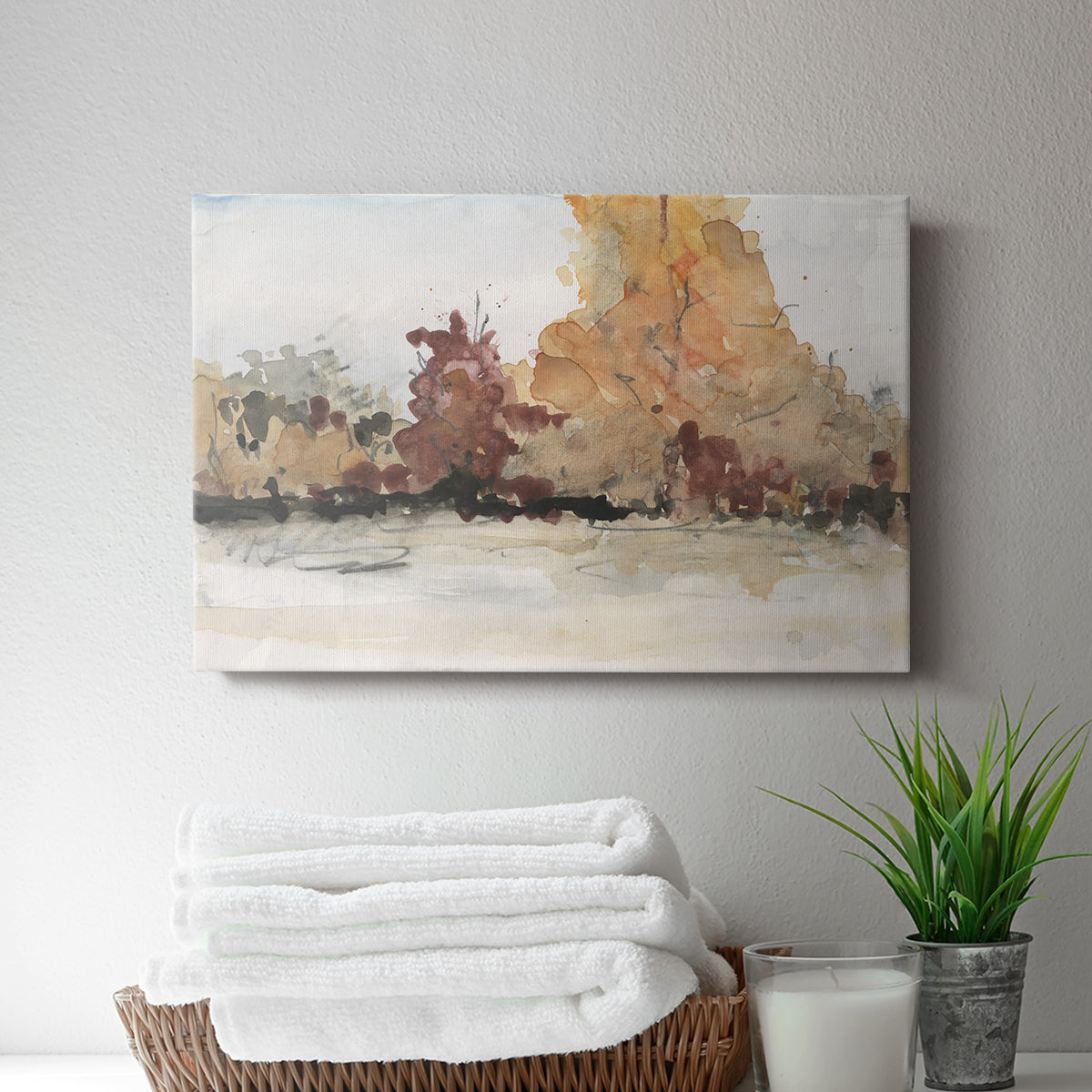 The Autumn View II - Canvas Art Print
