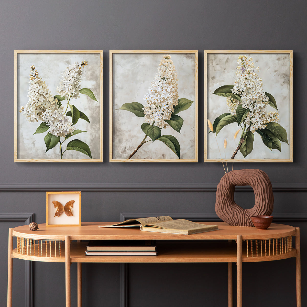 Floral Study Series LXXXVII - Restickable Framed Art Set