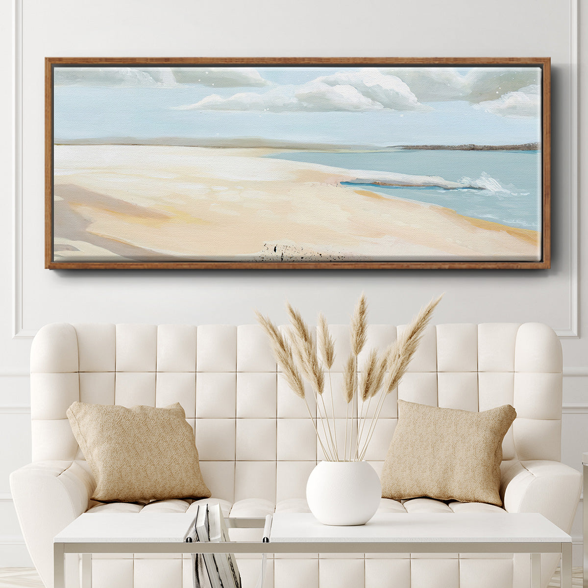 Sandy Getaway II - Floater Framed Canvas Print
