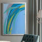 Circulating Flow III - Modern Framed Canvas Print