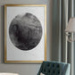 Graphite Moon I - Modern Framed Canvas Print