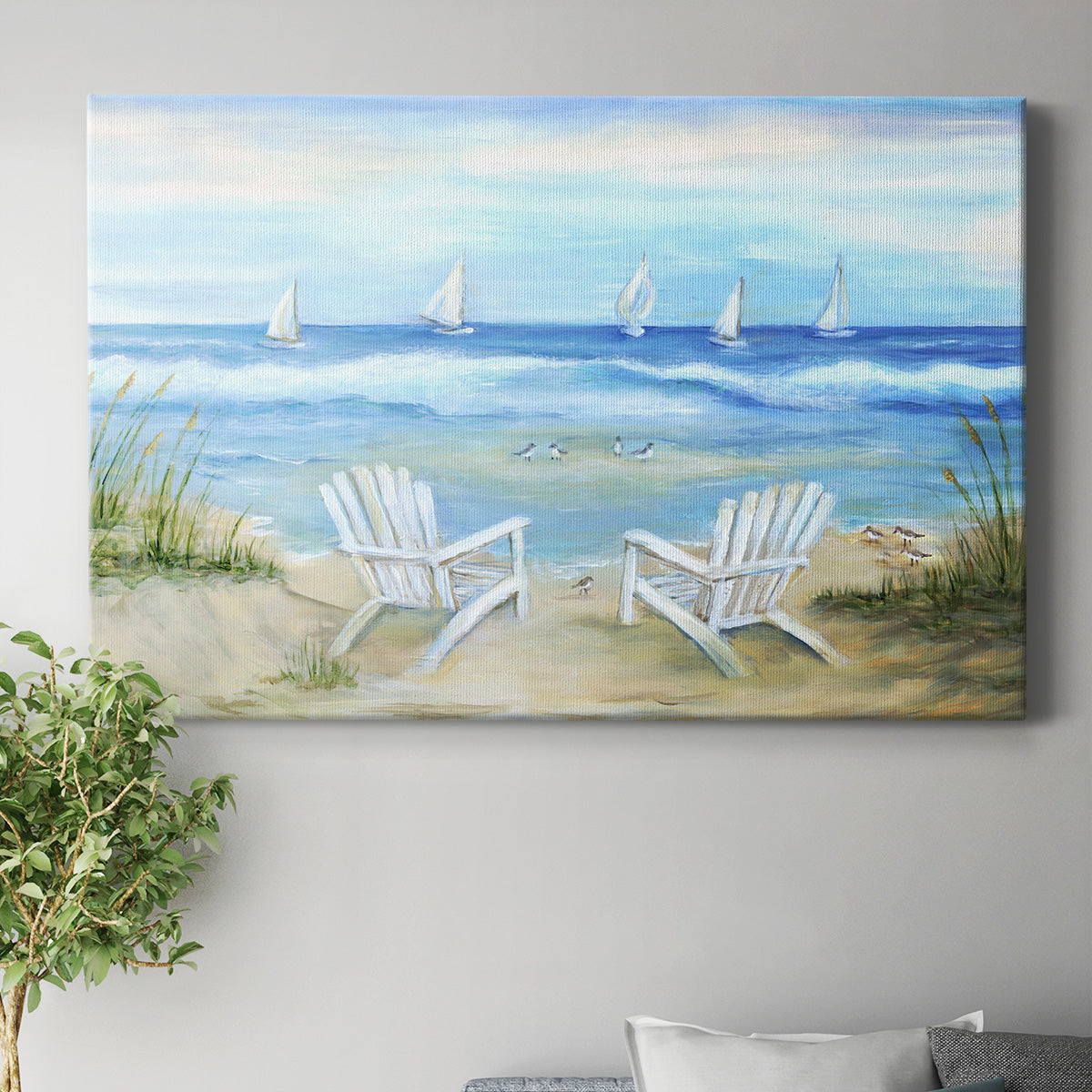 Seaside Escape Premium Gallery Wrapped Canvas - Ready to Hang