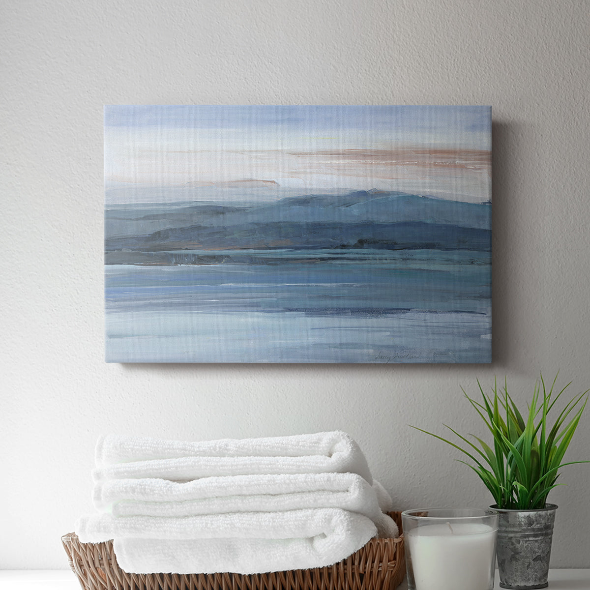 Across The Lake - Canvas Art Print
