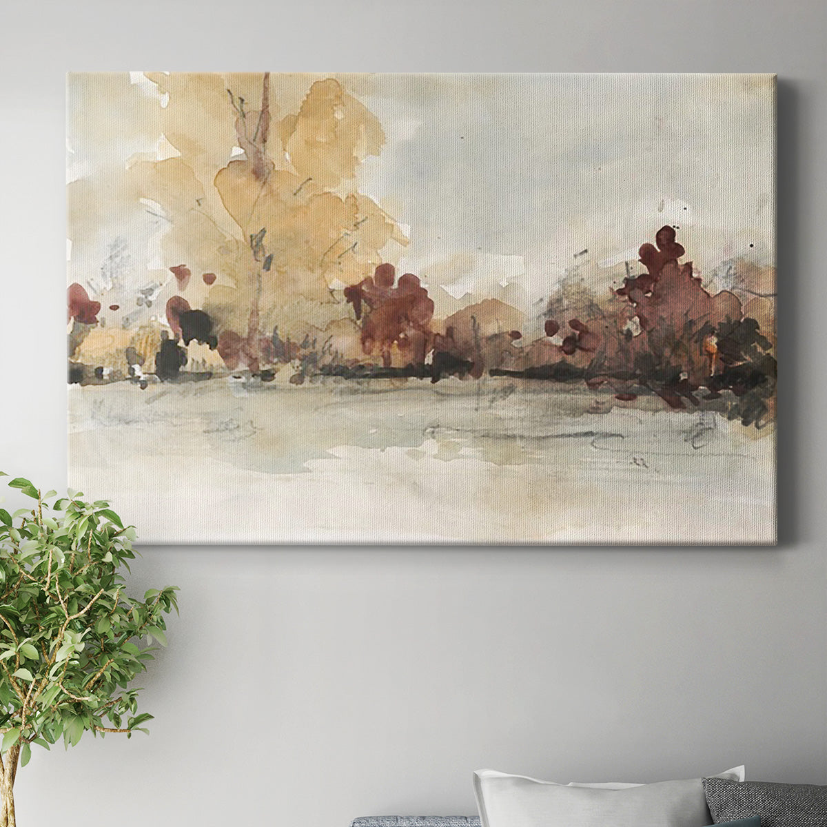 The Autumn View I - Canvas Art Print