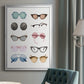 Vintage Glasses II - Modern Framed Canvas Print