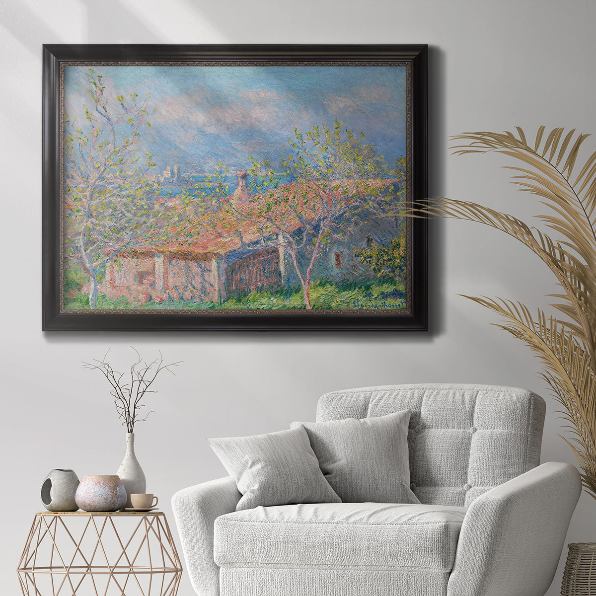 Gardener's House at Antibes - Ornate Framed Canvas Print