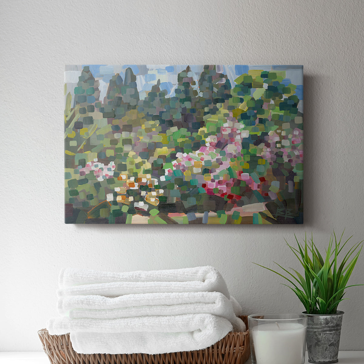 Arboretum in Spring - Canvas Art Print