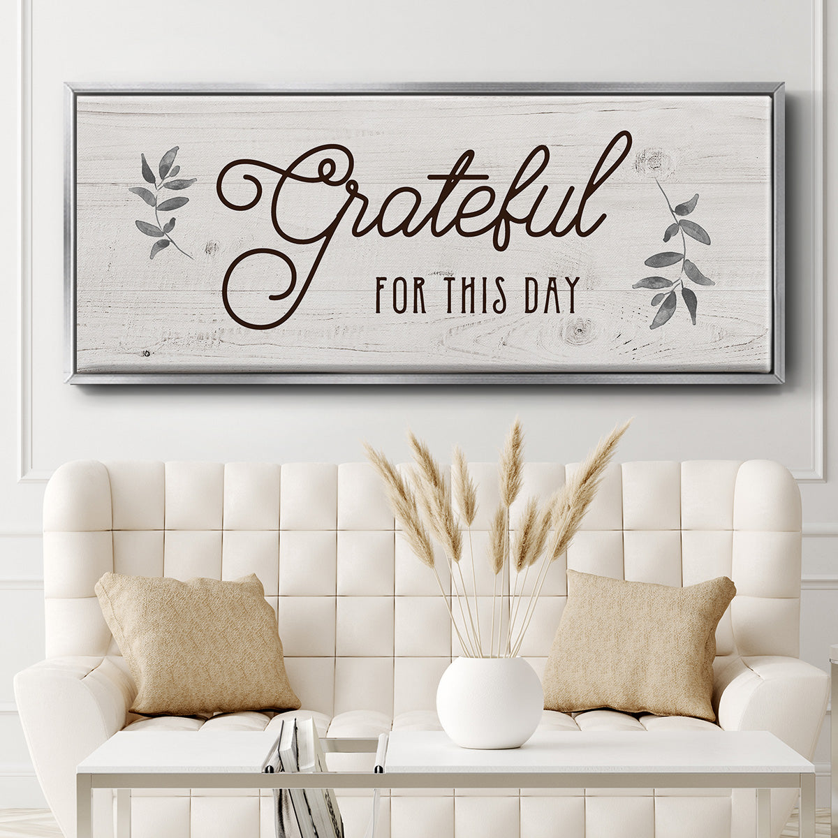 For this Day - Floater Framed Canvas Print