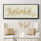 Golden HoHoHo - Floater Framed Canvas Print