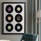 Vinyl Inspiration - Modern Framed Canvas Print