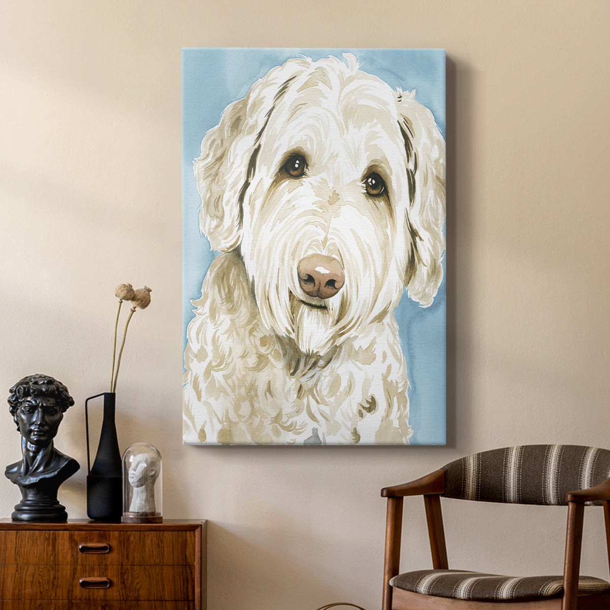 Labradoodle I - Canvas Art Print