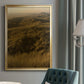 Golden Fog I - Modern Framed Canvas Print