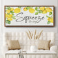 Lemon Squeeze - Floater Framed Canvas Print