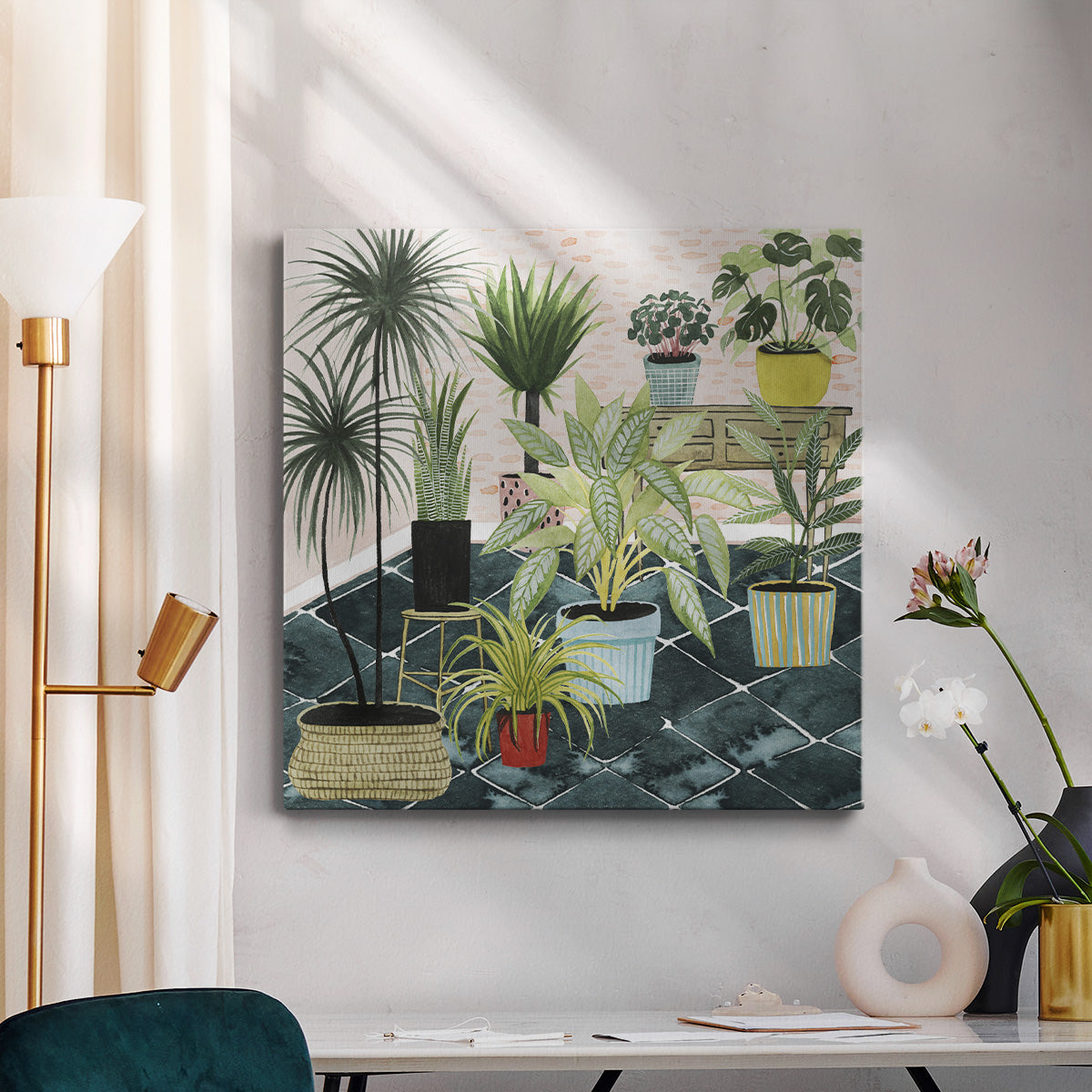 Modern Jungle II - Canvas Art Print