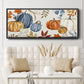 Autumn Pumpkins - Floater Framed Canvas Print
