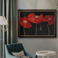 Poppy Trio I Premium Framed Canvas- Ready to Hang