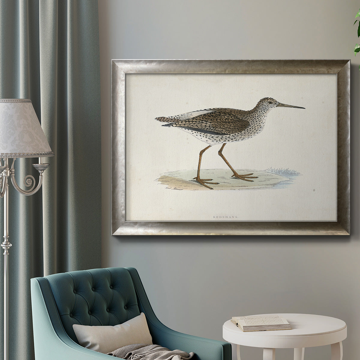 Morris Sandpipers V Premium Framed Canvas- Ready to Hang