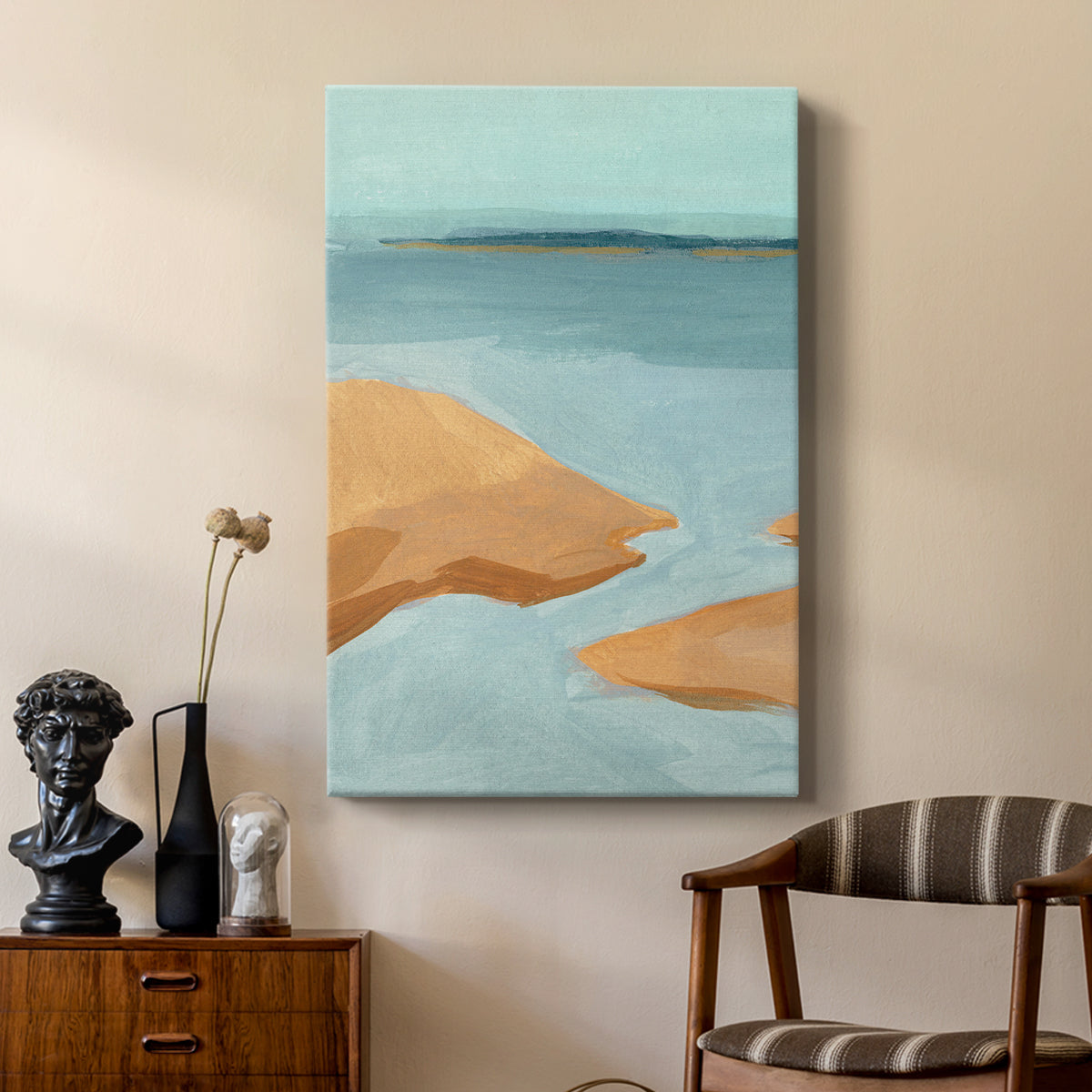 Out on the Sandbar IV - Canvas Art Print