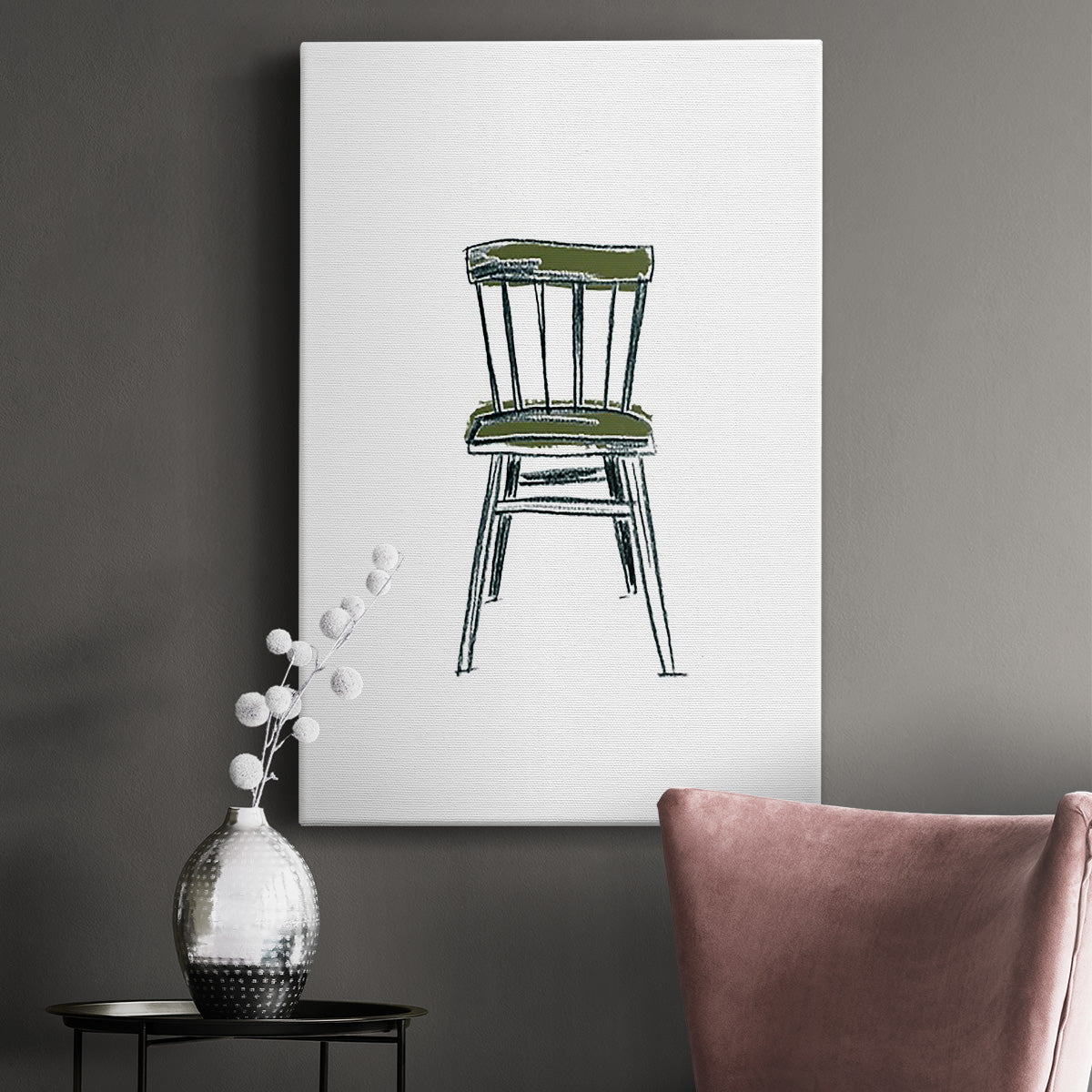 Take a Seat IV Premium Gallery Wrapped Canvas - Ready to Hang