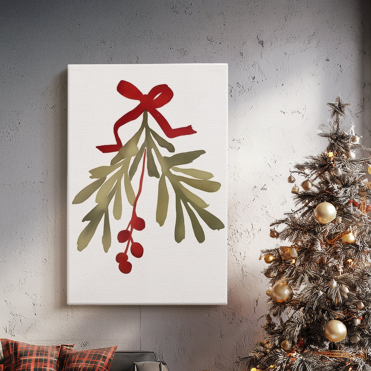 Silver Sleigh Serenade - Canvas Art Print