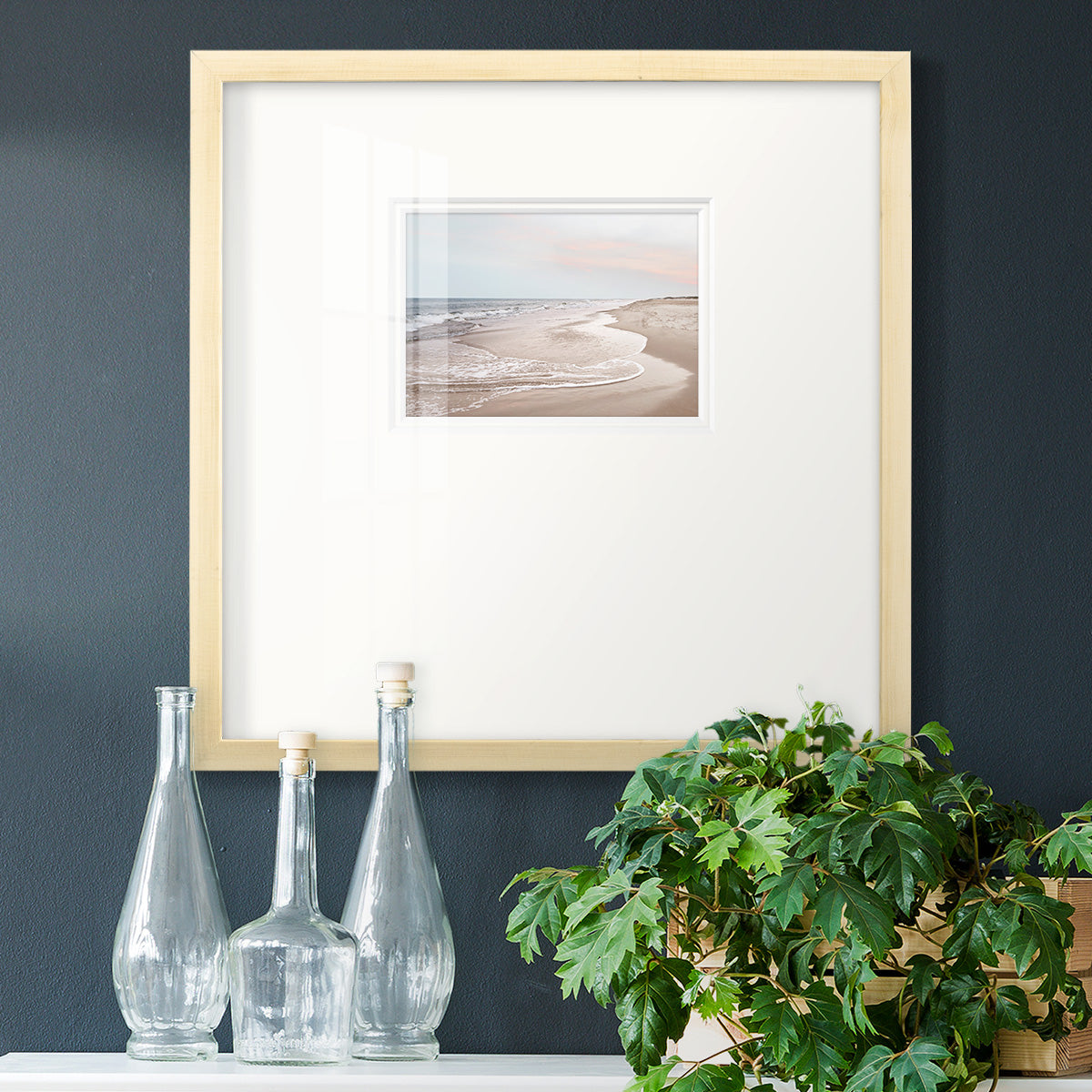 Corolla Soft Shore Premium Framed Print Double Matboard