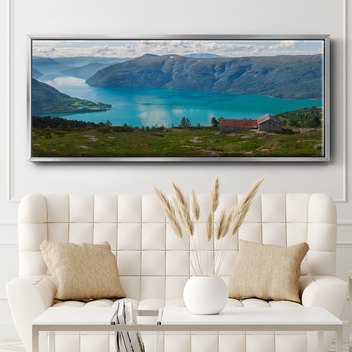 Reflection II - Floater Framed Canvas Print