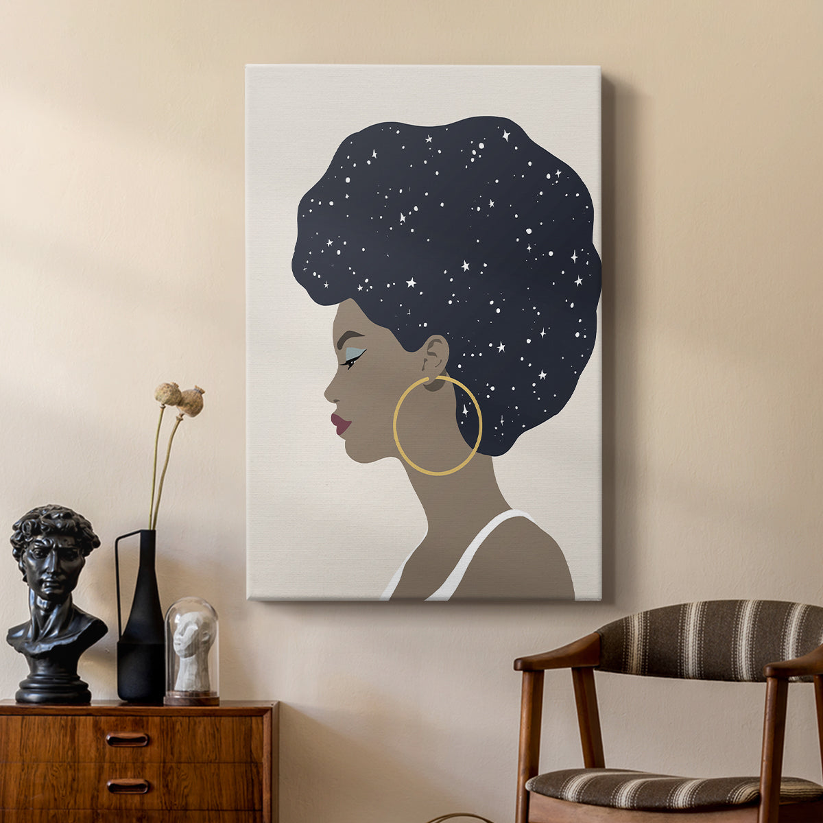 Heavenly Hair I - Canvas Art Print