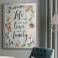 Life is the Best - Modern Framed Canvas Print