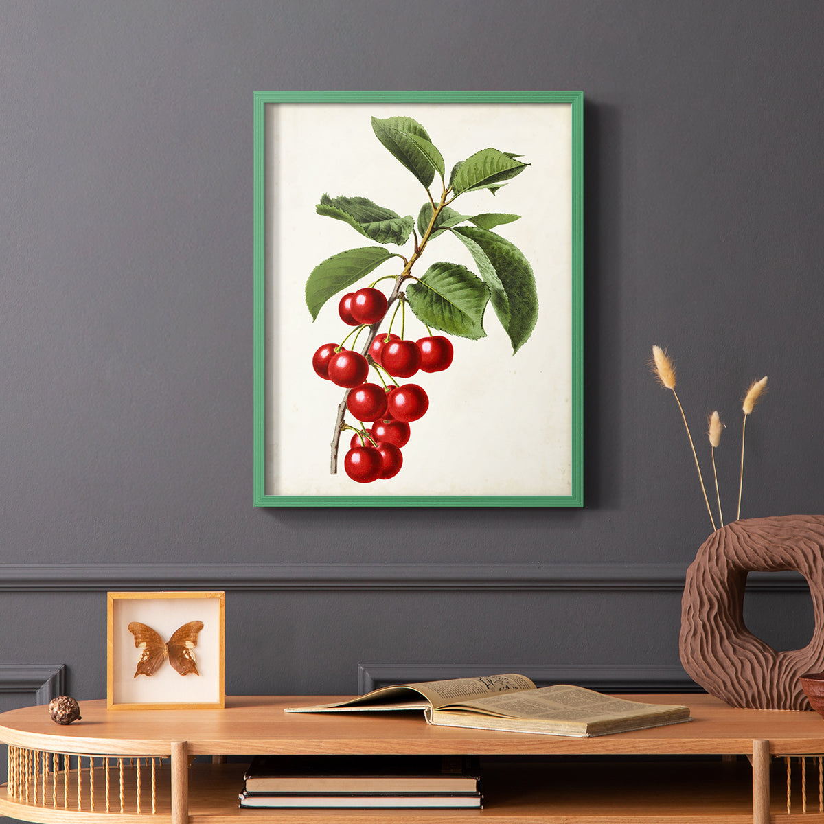 Antique Fruit II - Restickable Framed Art Print