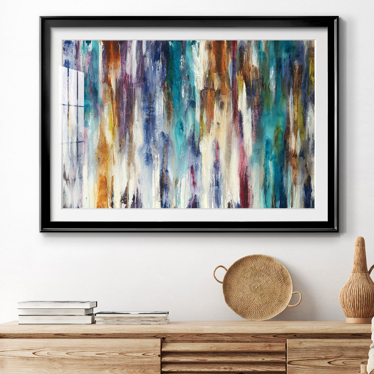 Shape Shifting - Modern Framed Art Print