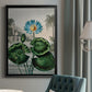 Temple of Flora IX - Modern Framed Canvas Print