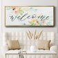 Welcome - Floater Framed Canvas Print