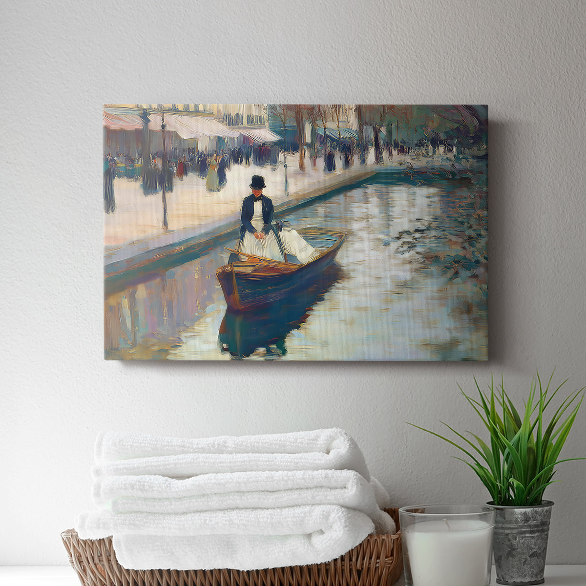 River Impression LXVII - Canvas Art Print