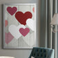 DIY Love Collection F - Modern Framed Canvas Print