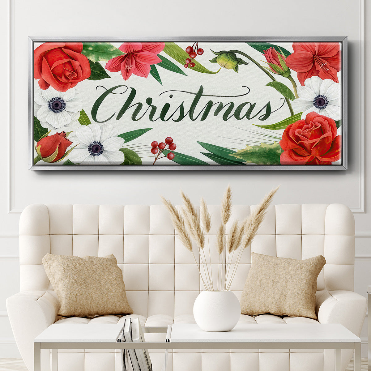 Christmas Time - Floater Framed Canvas Print