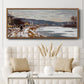 The Seine at Bougival, 1869 - Floater Framed Canvas Print