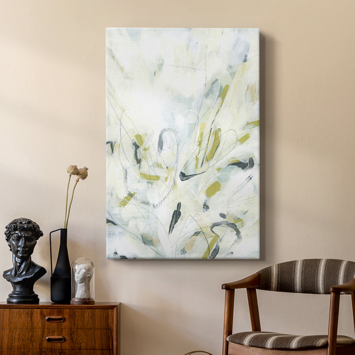 Ice Scribe II - Canvas Art Print