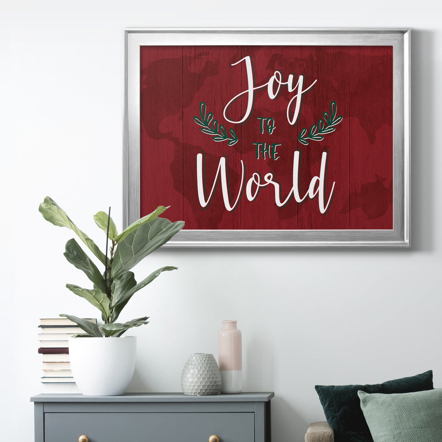 Joy to the World Premium Classic Framed Canvas - Ready to Hang