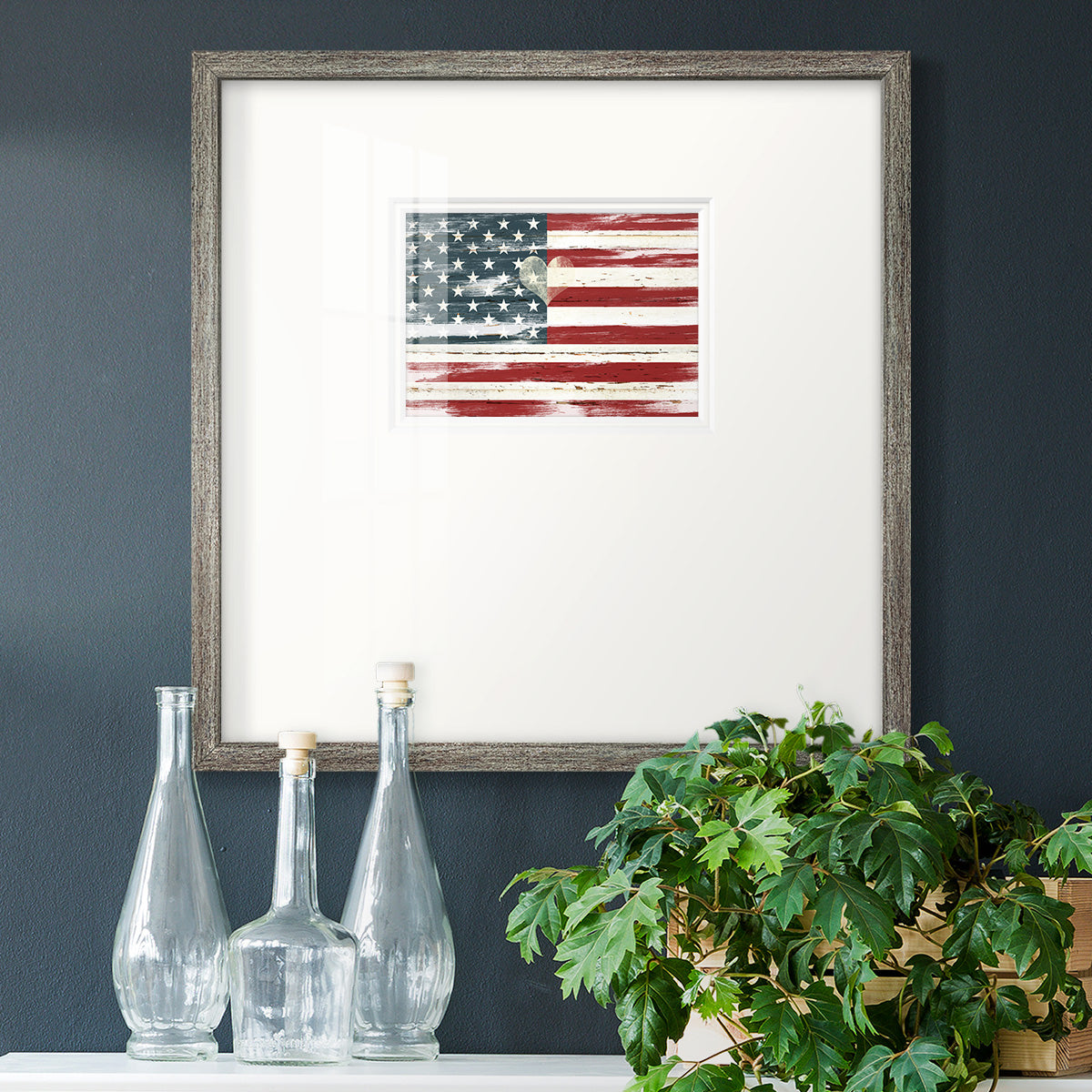 Heart of America Premium Framed Print Double Matboard