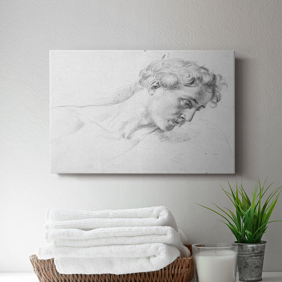 Vintage Sketch LXXVIII - Canvas Art Print