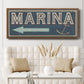 Shoreline Signs II - Floater Framed Canvas Print
